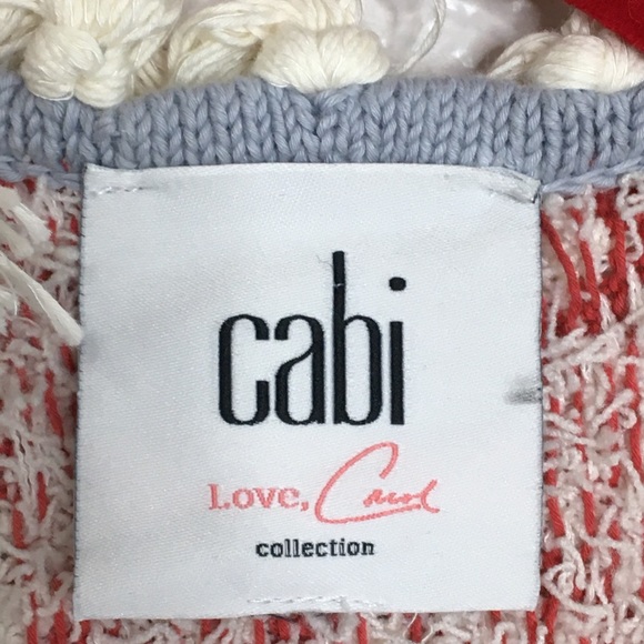 Cabi Siesta Boho Open Front Fringe Tassel Poncho Oversize - Picture 9 of 10